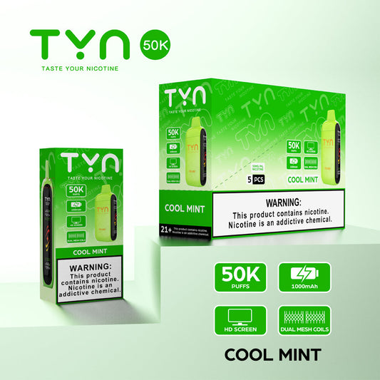 TYN 50K Puffs Disposable Vape Device ktc